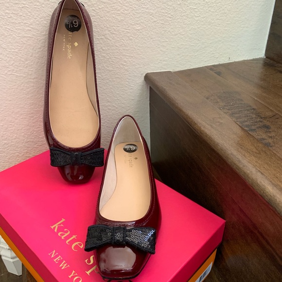 kate spade Shoes - Kate Spade ♠️ Flats with sequin bow